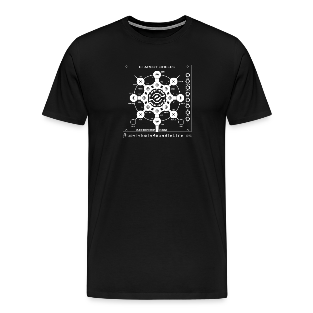 Men's Premium T-Shirt - Charcot Circles - black