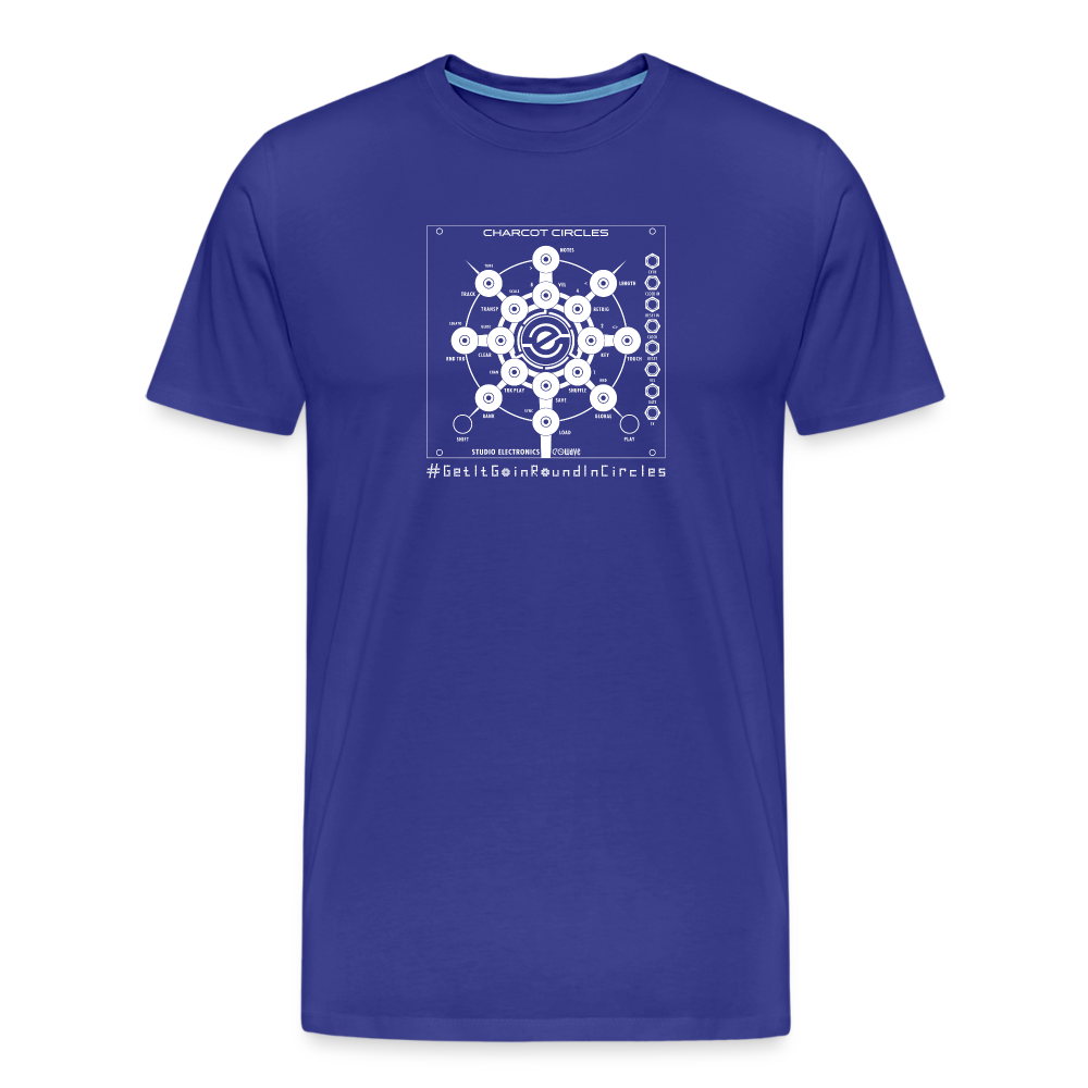 Men's Premium T-Shirt - Charcot Circles - royal blue