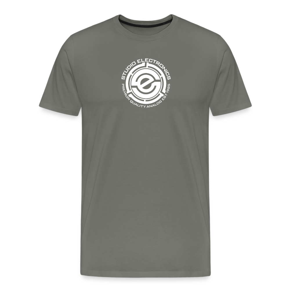 Men's Premium T-Shirt - SE "45" Logo - asphalt gray