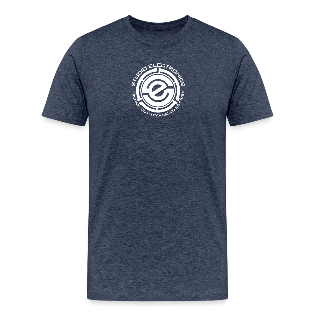 Men's Premium T-Shirt - SE "45" Logo - heather blue