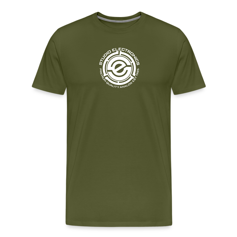 Men's Premium T-Shirt - SE "45" Logo - olive green